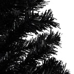 NNEVL Artificial Christmas Tree with Stand Black 240 cm PVC
