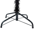 NNEVL Artificial Christmas Tree with Stand Black 240 cm PVC