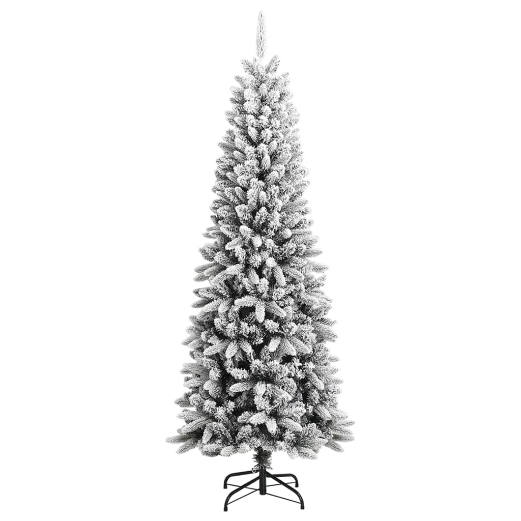 NNEVL Artificial Christmas Tree with Flocked Snow 240 cm PVC&PE