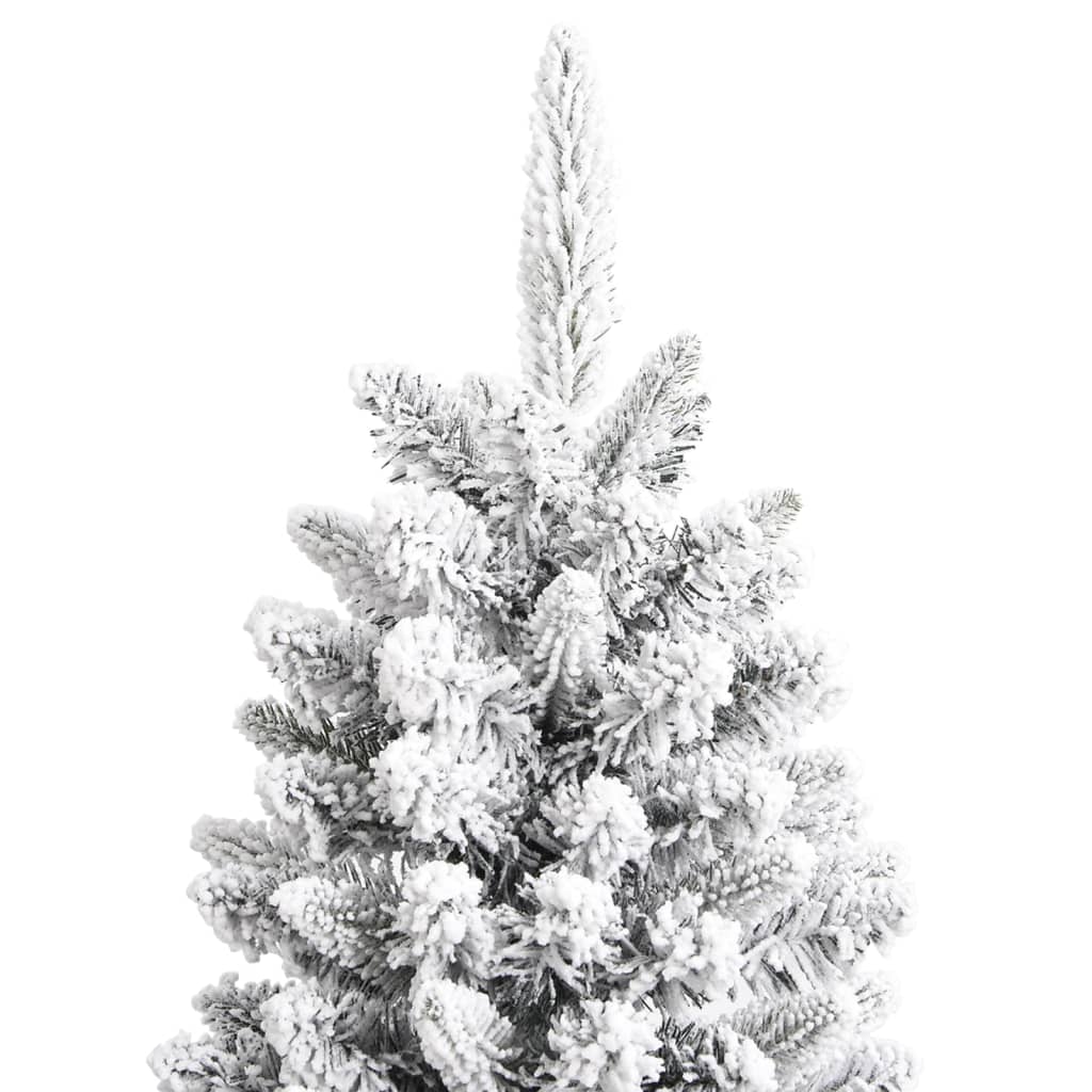 NNEVL Artificial Christmas Tree with Flocked Snow 240 cm PVC&PE