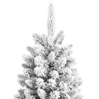 NNEVL Artificial Christmas Tree with Flocked Snow 240 cm PVC&PE