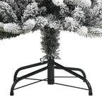 NNEVL Artificial Christmas Tree with Flocked Snow 240 cm PVC&PE