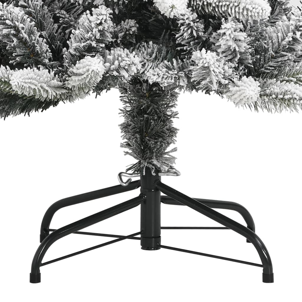 NNEVL Artificial Christmas Tree with Flocked Snow 240 cm PVC&PE