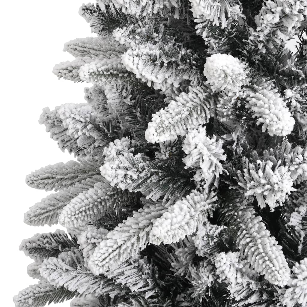 NNEVL Artificial Christmas Tree with Flocked Snow 240 cm PVC&PE