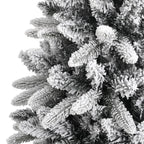 NNEVL Artificial Christmas Tree with Flocked Snow 240 cm PVC&PE