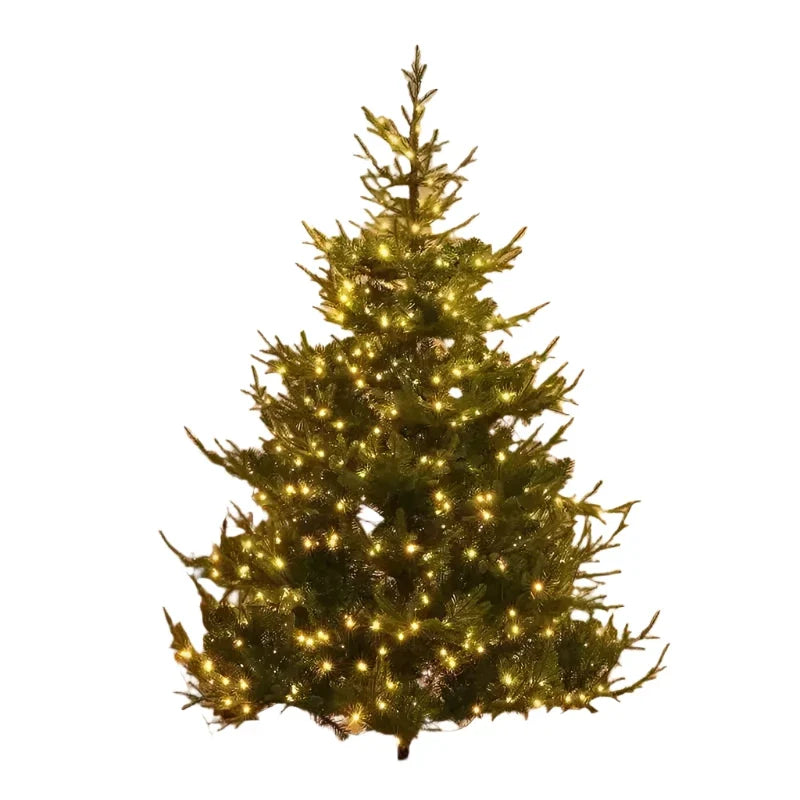 NNEOBA Large Artificial Christmas Tree with LED Lights