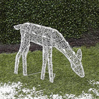 Lighted Christmas Deer Reindeer Family with LED Lights