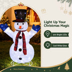Set of 3 Light-Up Snowmen – 330 LEDs