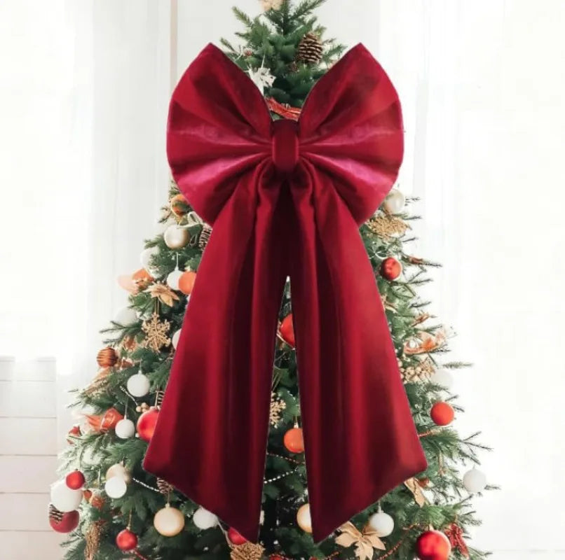 Extra Large Velvet Christmas Bow