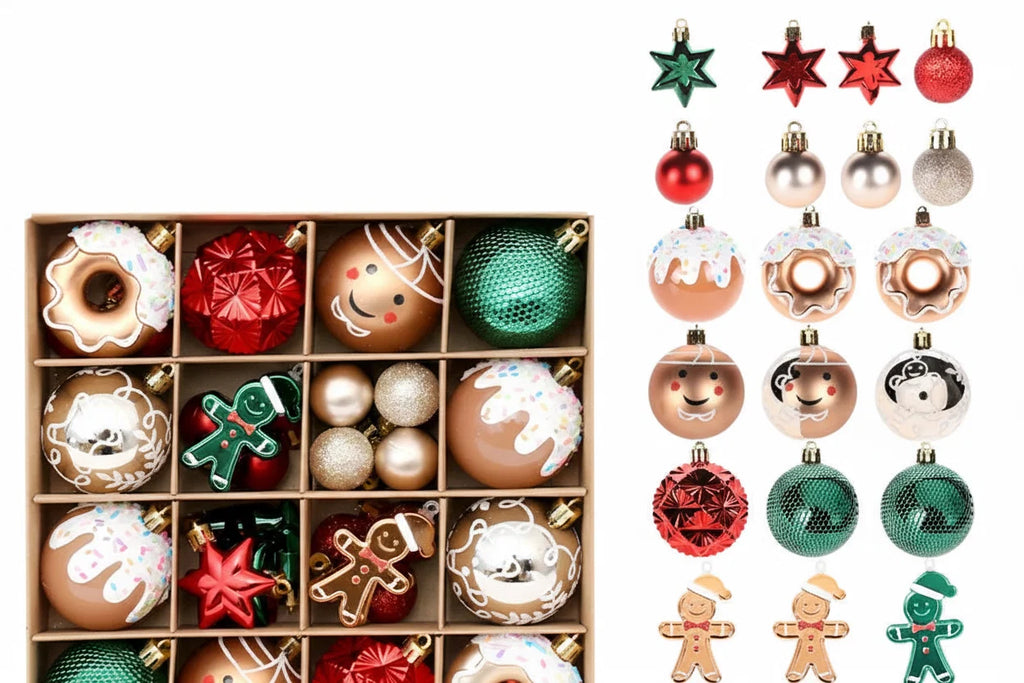 42PCS Christmas Ball Ornament Set