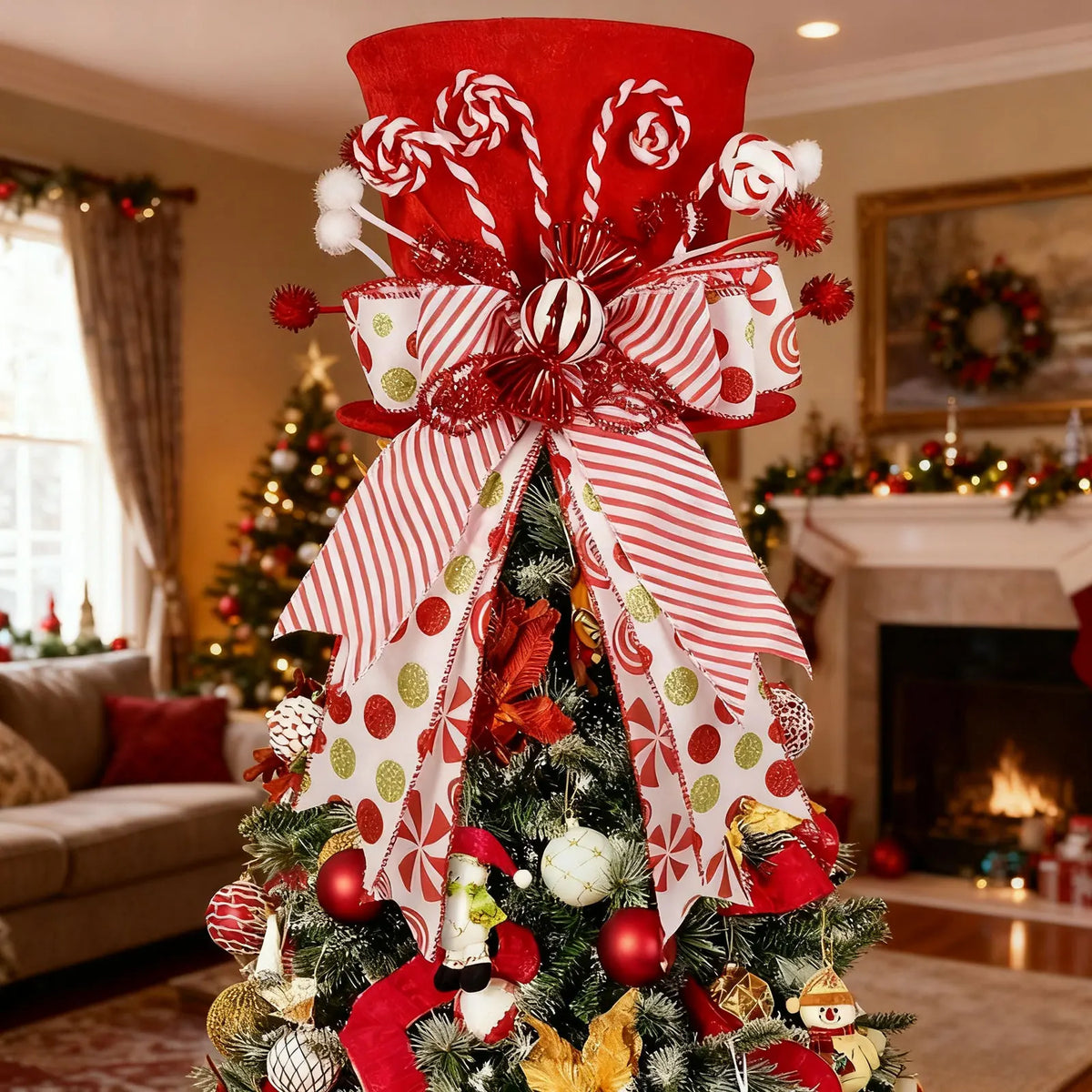Christmas Tree Top Hat Decoration