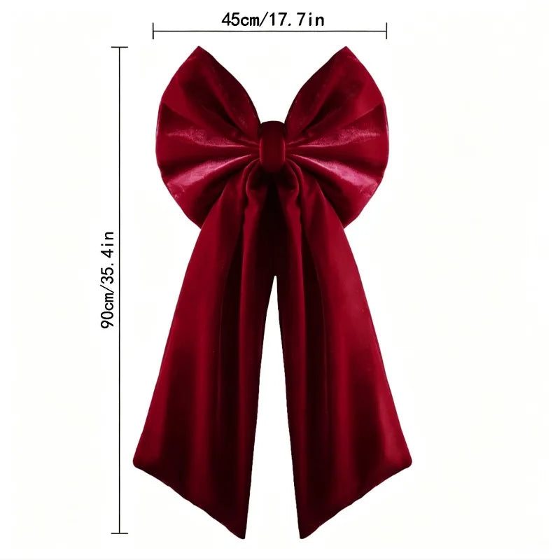 Extra Large Velvet Christmas Bow