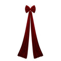 Large Velvet Christmas Bow Ornament