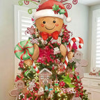 4PCS Gingerbread Man Christmas Tree Ornaments