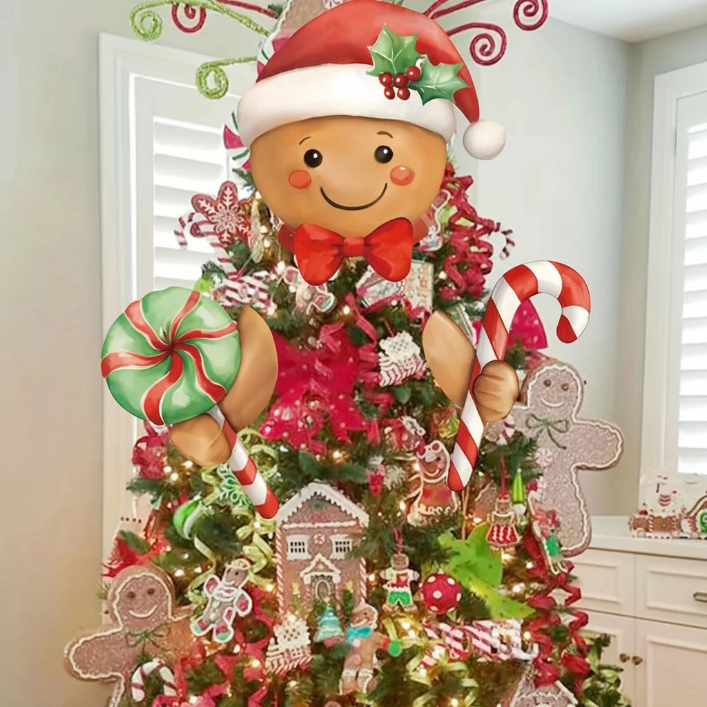 4PCS Gingerbread Man Christmas Tree Ornaments
