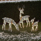 Lighted Christmas Reindeer Yard Decoration