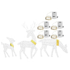 Lighted Christmas Reindeer Yard Decoration