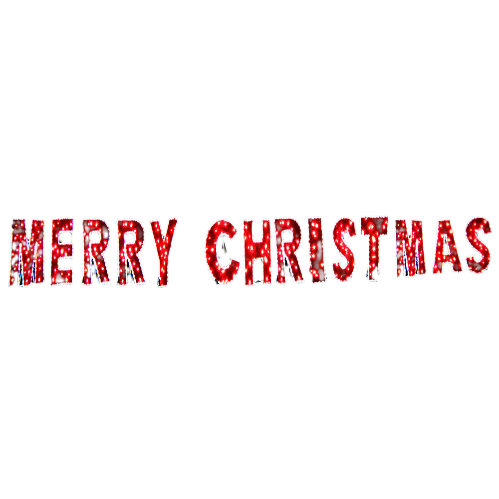 Samland Merry Christmas LED Garland Display – 526 Red LEDs