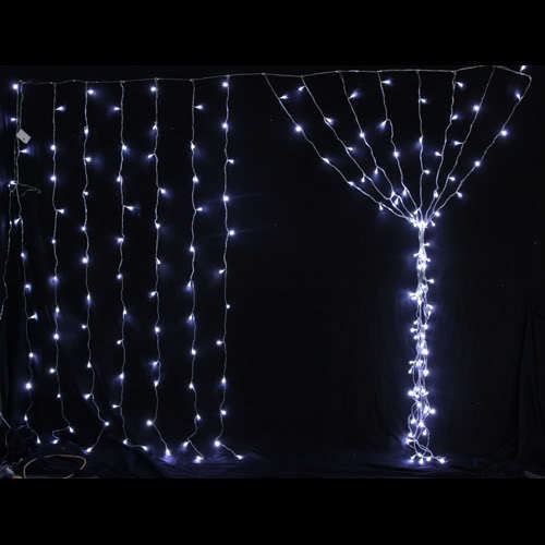 LED Curtain Christmas Lights – 180 LEDs / 2.8m x 2.4m