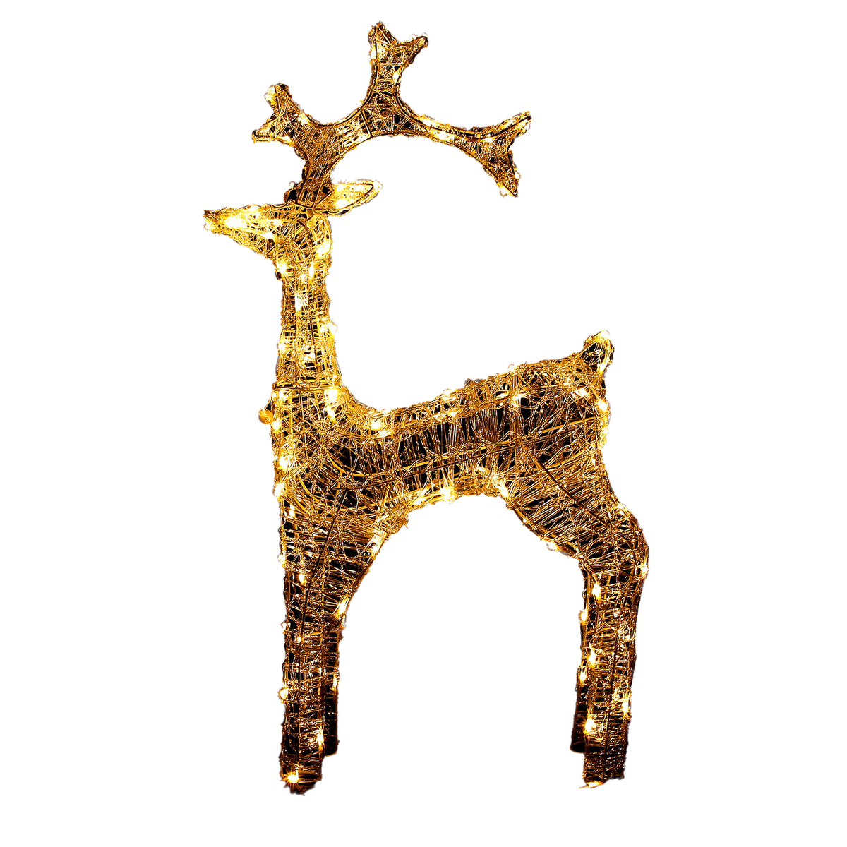 Warm White LED Stag Reindeer – 110cm