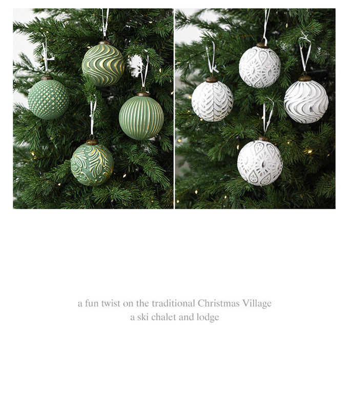Christmas gift Christmas Retro Christmas Ball Pendant