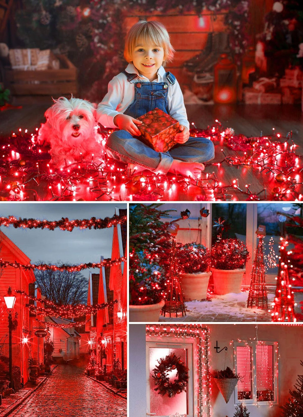 Solar String Lights – Outdoor Waterproof LED Fairy Lights, 22ft