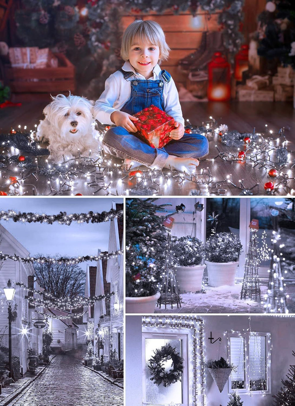 Solar String Lights – Outdoor Waterproof LED Fairy Lights, 22ft