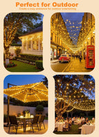 Solar String Lights – Outdoor Waterproof LED Fairy Lights, 22ft