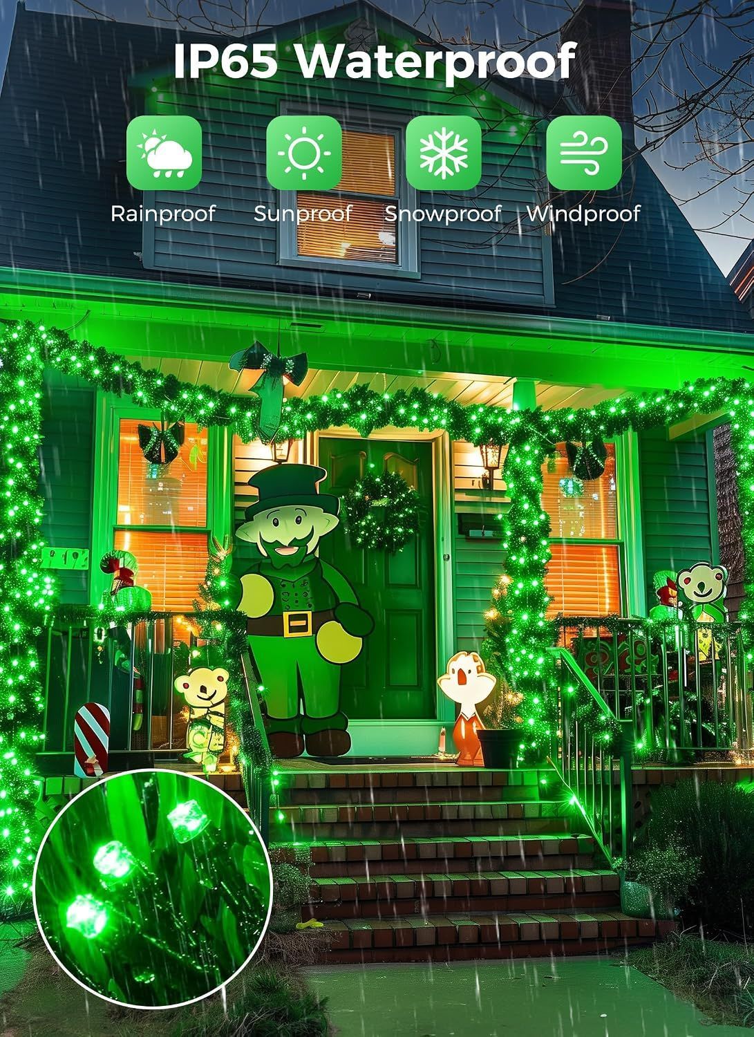 Solar String Lights – Outdoor Waterproof LED Fairy Lights, 22ft