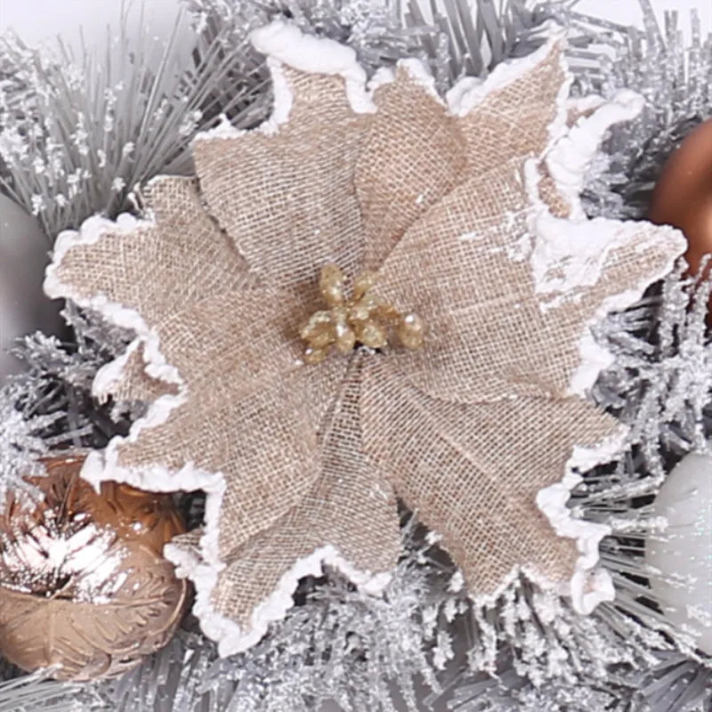 Silver Pine Cone Christmas Wreath – 40cm