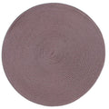 4 Pieces Hand‑Woven Spiral Table Insulation Mats, Round Non‑Slip Dining Table Placemats, Brown, 38 cm