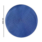 4 Pieces Hand‑Woven Spiral Table Insulation Mats, Round Non‑Slip Dining Table Placemats, Brown, 38 cm