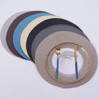 4 Pieces Hand‑Woven Spiral Table Insulation Mats, Round Non‑Slip Dining Table Placemats, Brown, 38 cm