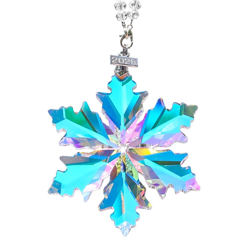 2025 Crystal Snowflake Christmas Ornament