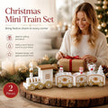 White Gift Box Christmas Train – 2 Pack