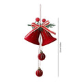 Red Flocked Arch Bell – Medium