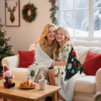 Festive Flannel Throw Blanket – 75 × 100cm | Christmas Design
