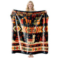 Festive Flannel Throw Blanket – 100 × 150cm | Christmas Design