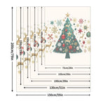 Daily‑practical Flannel Throw Blanket, Christmas & Halloween Home Furnishing Decor, Lovely Gift For Leisurely Indoor Relaxing Moments, Style FLR‑230, Size M, 100x150cm