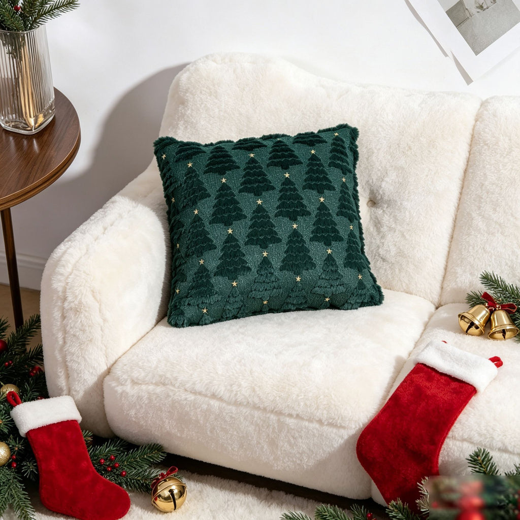 Classic Christmas Cushion Covers – Set of 2 | 45 × 45cm