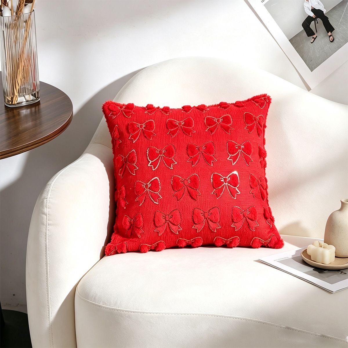Classic Christmas Cushion Covers – Set of 2 | 45 × 45cm