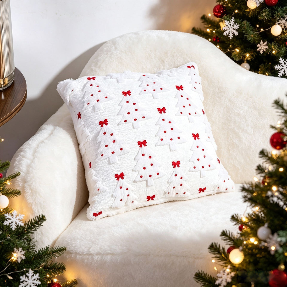 Christmas Cushion Covers – Set of 2 | 45 × 45cm | Design 24