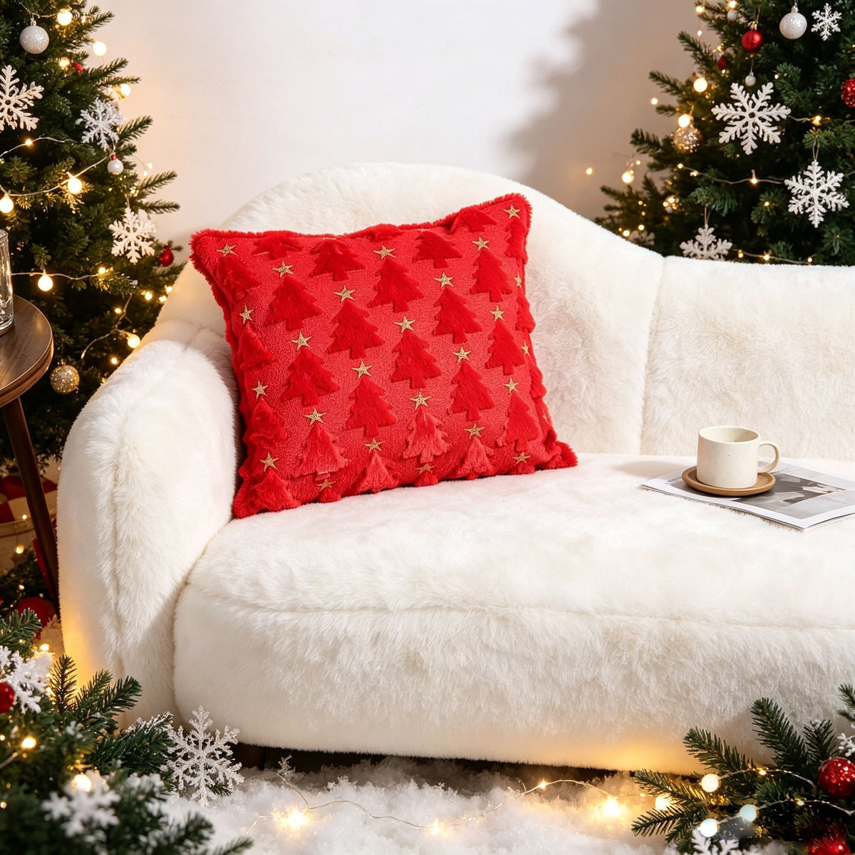 Christmas Cushion Covers – Set of 2 | 45 × 45cm | Design 27