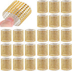 24Pack Napkin Rings, Gold Napkins Rings Plastic, Gold Napkin Holders for Anniversary, Birthday, Parties, Weddings and Dinners
