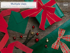 Burgundy Velvet Wired Christmas Ribbon – 1.5in | 50 Yards