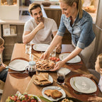 Placemats, Heat Resistant Oval Placemats Set of 6 Washable 12 x 17 Inch, Waterproof Table Mats, Wipeable Pu Place Mats for Kitchen, Dining Room, Turmeric Brown