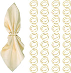 Gold Napkin Rings - 36 PCS Metal Spiral Napkin Rings(Spiral) Napkin Holders Buckles for Family Dinner, Wedding, Party,Table Decorations