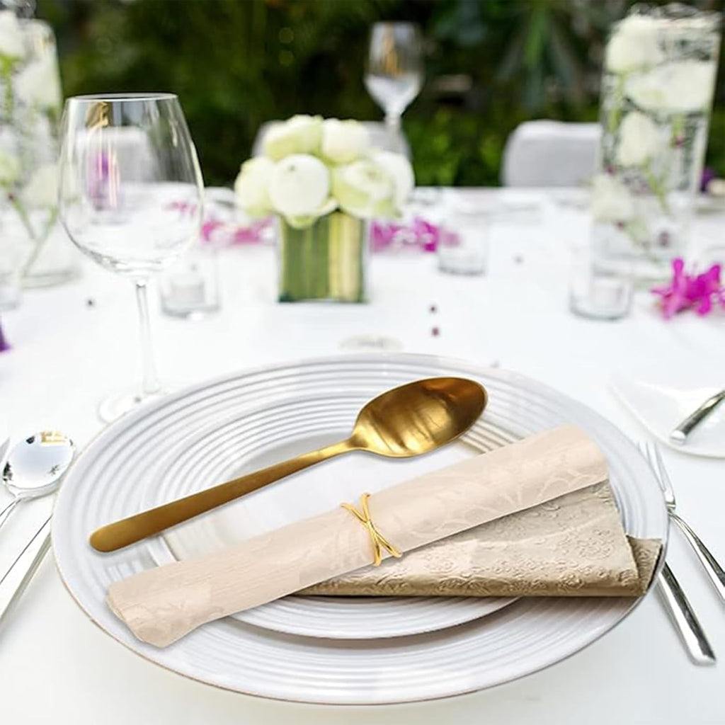 Gold Napkin Rings - 36 PCS Metal Spiral Napkin Rings(Spiral) Napkin Holders Buckles for Family Dinner, Wedding, Party,Table Decorations