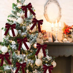 Burgundy Velvet Christmas Ribbon – 1in | 10 Yards