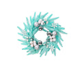 Glitter Christmas Ball Wreath – Blue